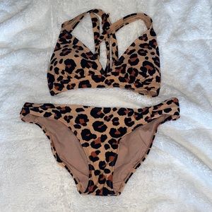 Xhilaration cheetah bikini